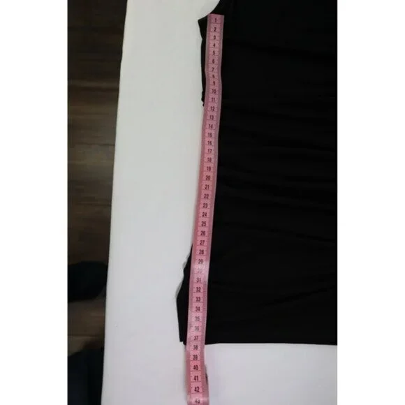 Nine West Women's Black Sleeveless Saleha Rached‎ V-Neck Top Size Medium - Picture 12 of 13